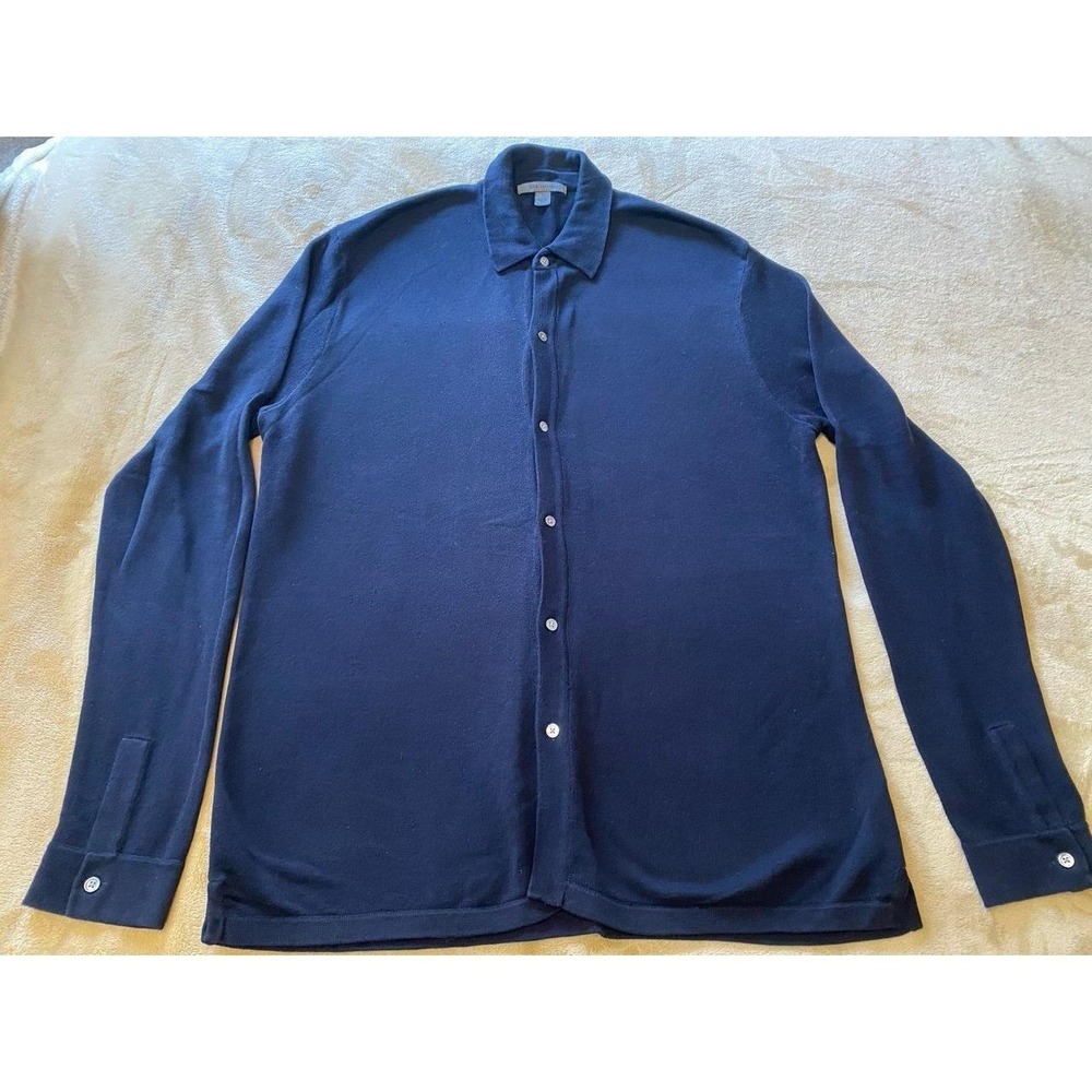 John Varvatos Men XL Shirt Soft Cotton Lightweight Button Up Dressy s37
